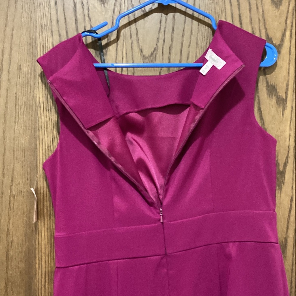 New beautiful magenta cocktail dress - Picture 5 of 11